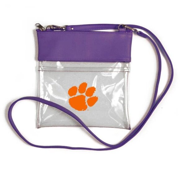 New Clemson Clear Gameday Crossbody with Logo - Picture 1 of 1